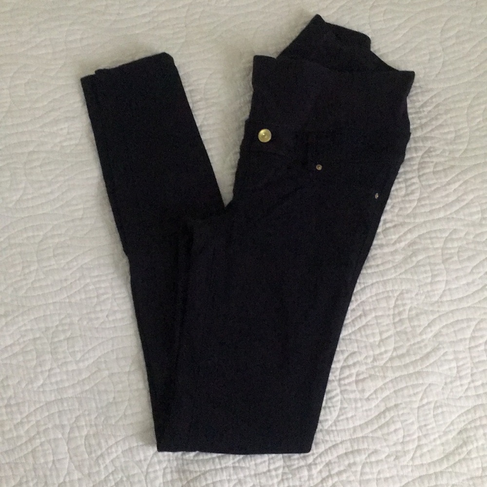 Navy blue maternity pants
